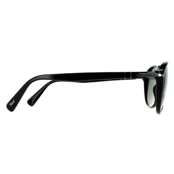Persol PO3235S black unisex sunglasses pilot style (British brand)