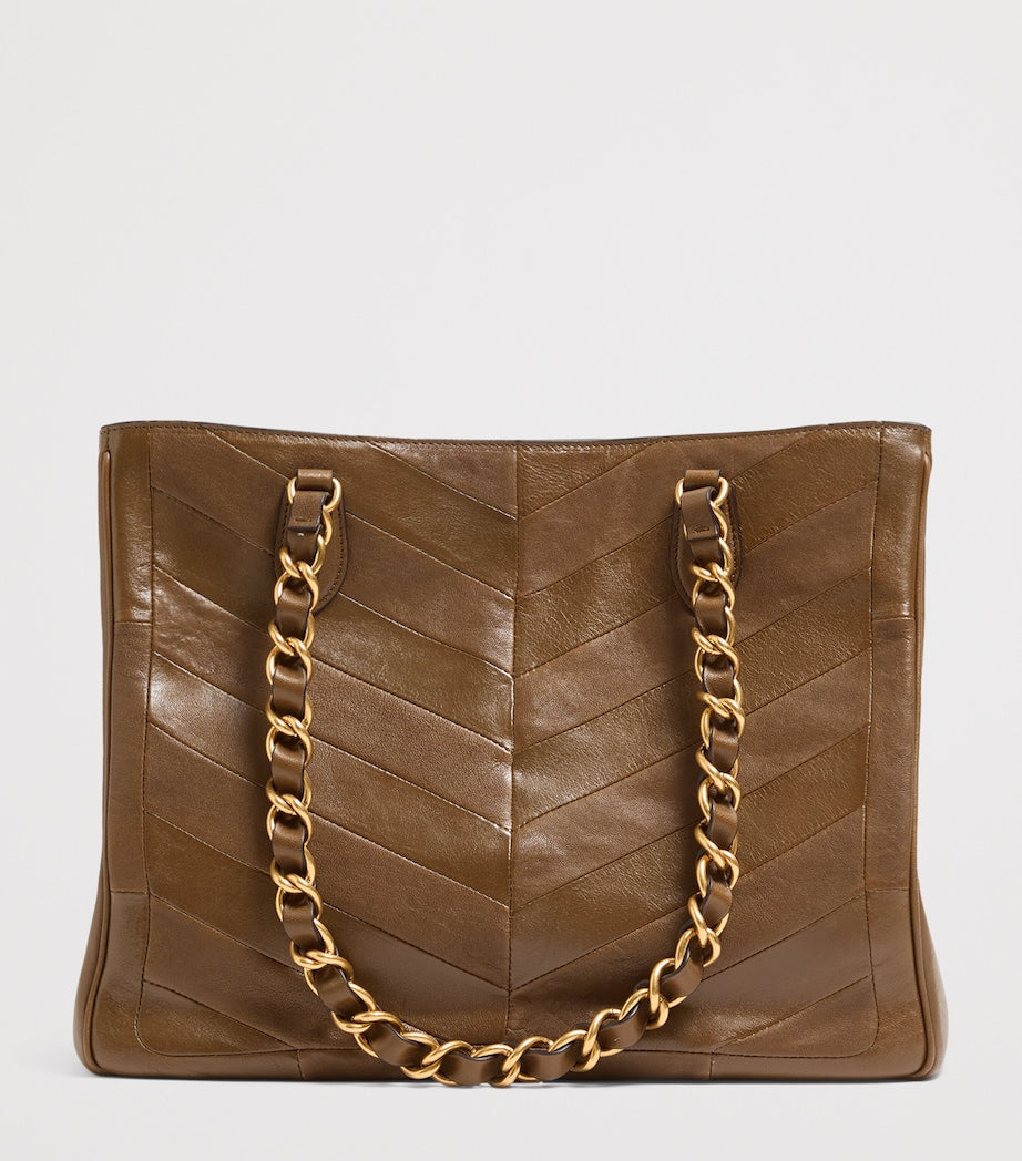 Valentino Garavani Laseine tote bag lambskin leather, imported from the UK