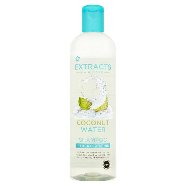 Superdrug Extracts Coconut Water Shampoo 400ml (British brand)