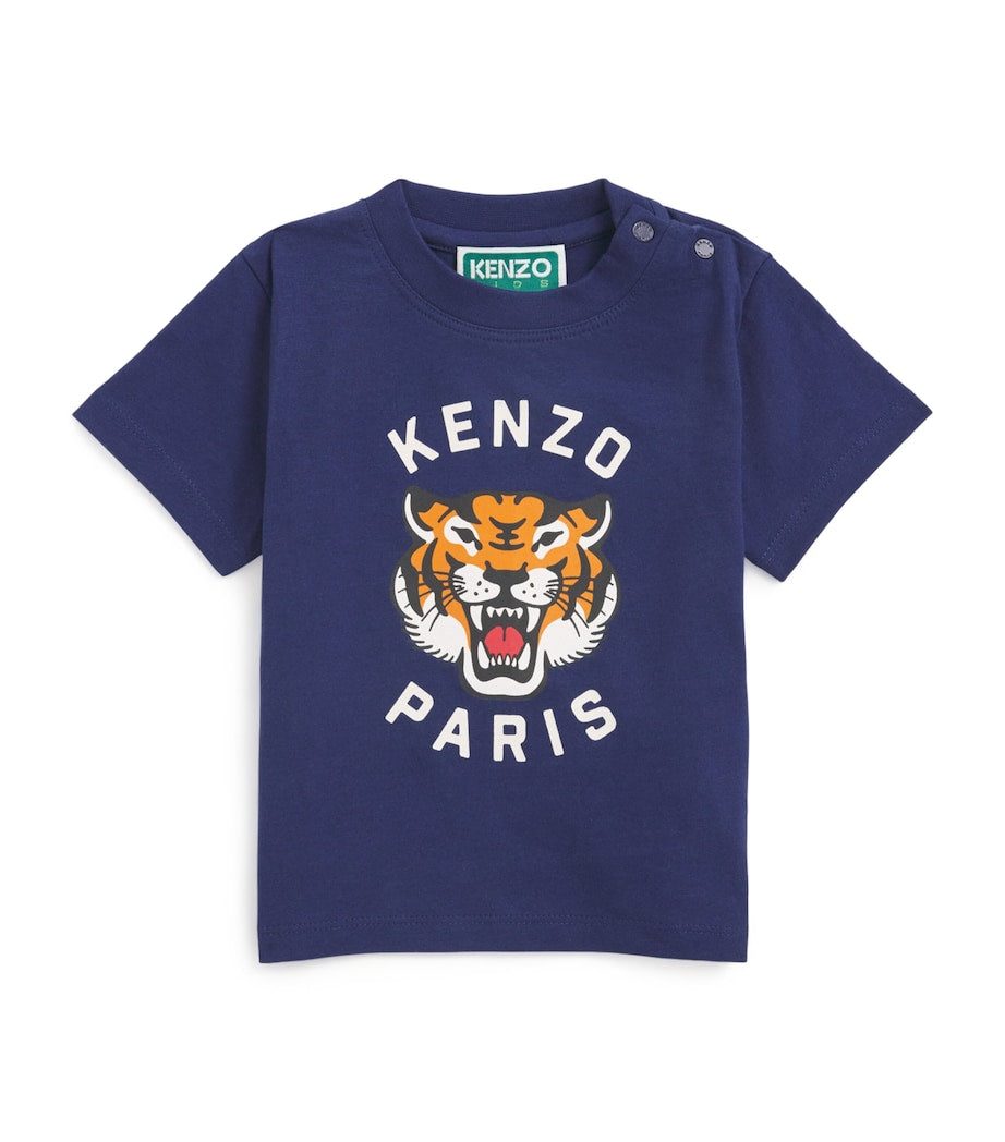 Kenzo Kids Cotton T-Shirt 6M-4Y, UK version