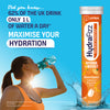Hydrafizz Hydra + Boost effervescent supplement orange flavour, imported from the UK