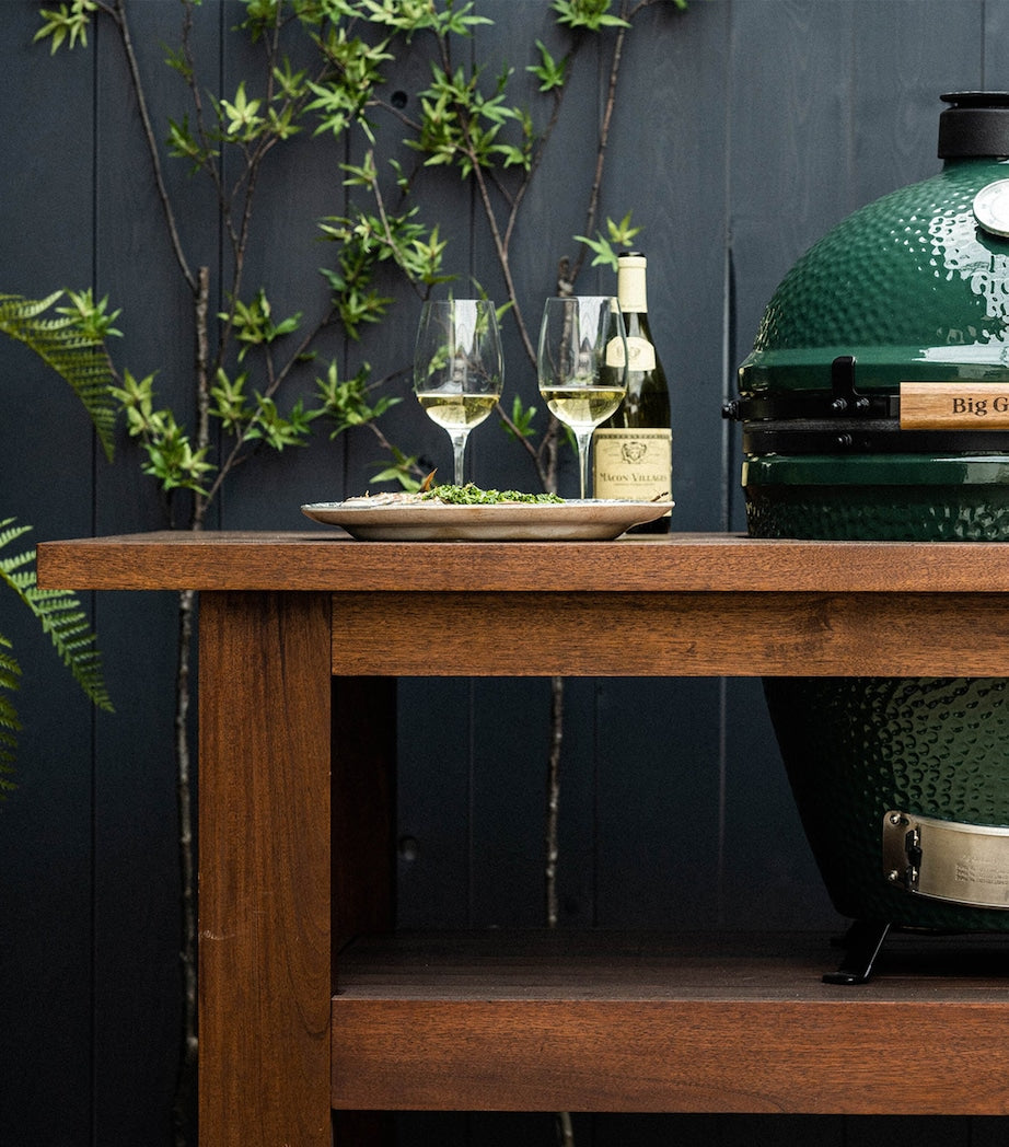 Big Green Egg Mahogany Egg Table Nest - British product