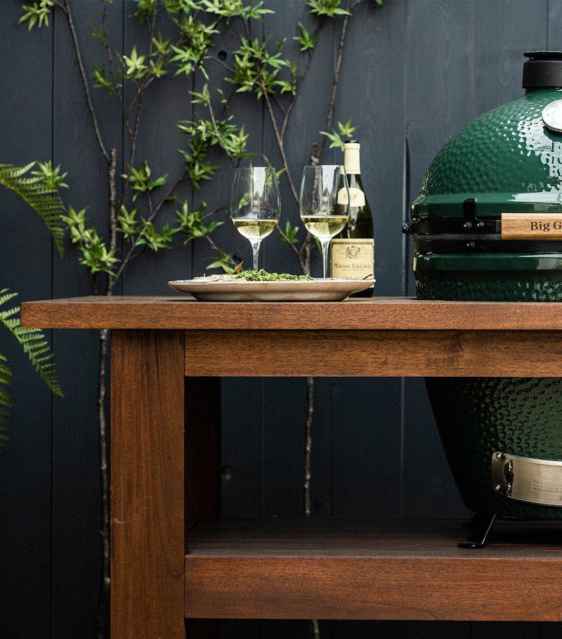Big Green Egg Mahogany Egg Table Nest - British product