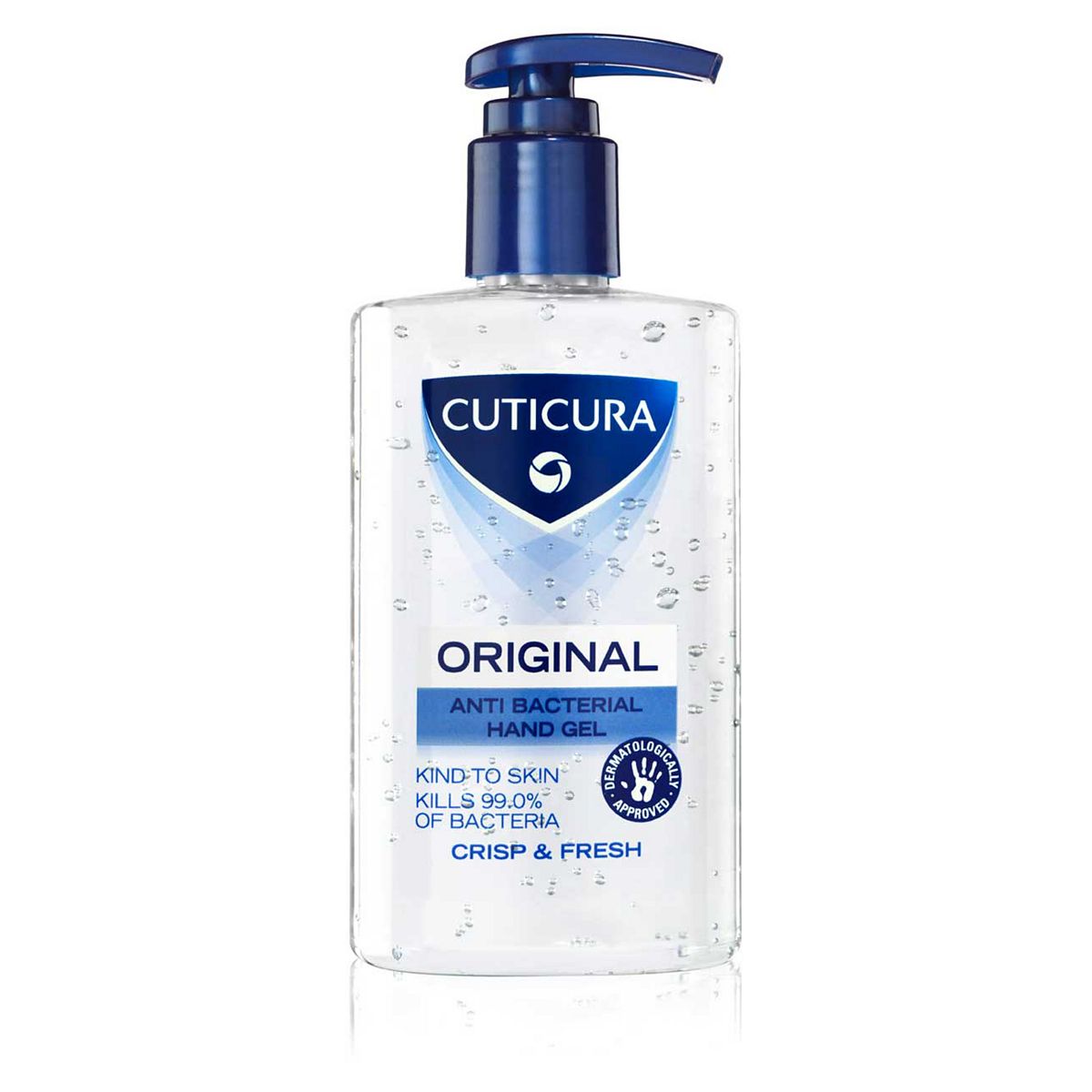 Cuticura Original Anti Bacterial Hand Gel 250ml - Crisp & Fresh GOODS Boots   