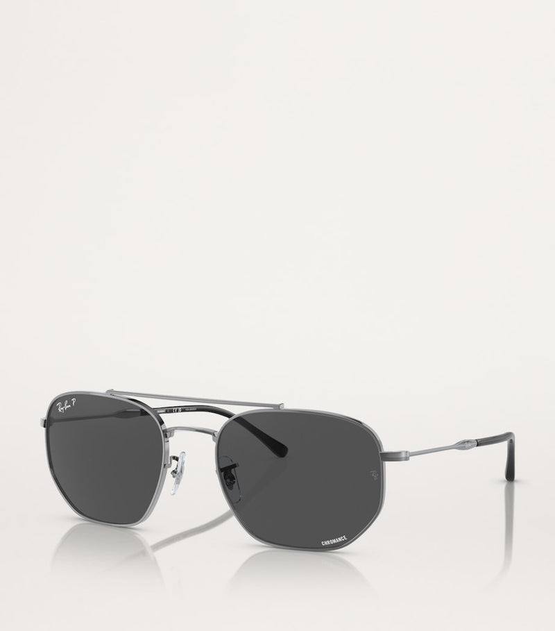 Ray-Ban metal sunglasses model 0RB3707 (British brand)
