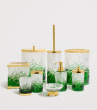 Zodiac crystal ivy green soap dispenser (British brand)