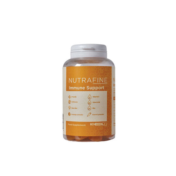 Nutrafine immune support gummies orange flavour 60 count - British product