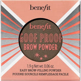 Benefit brow filling powder Warm Black-Brown 1.9g, imported from the UK