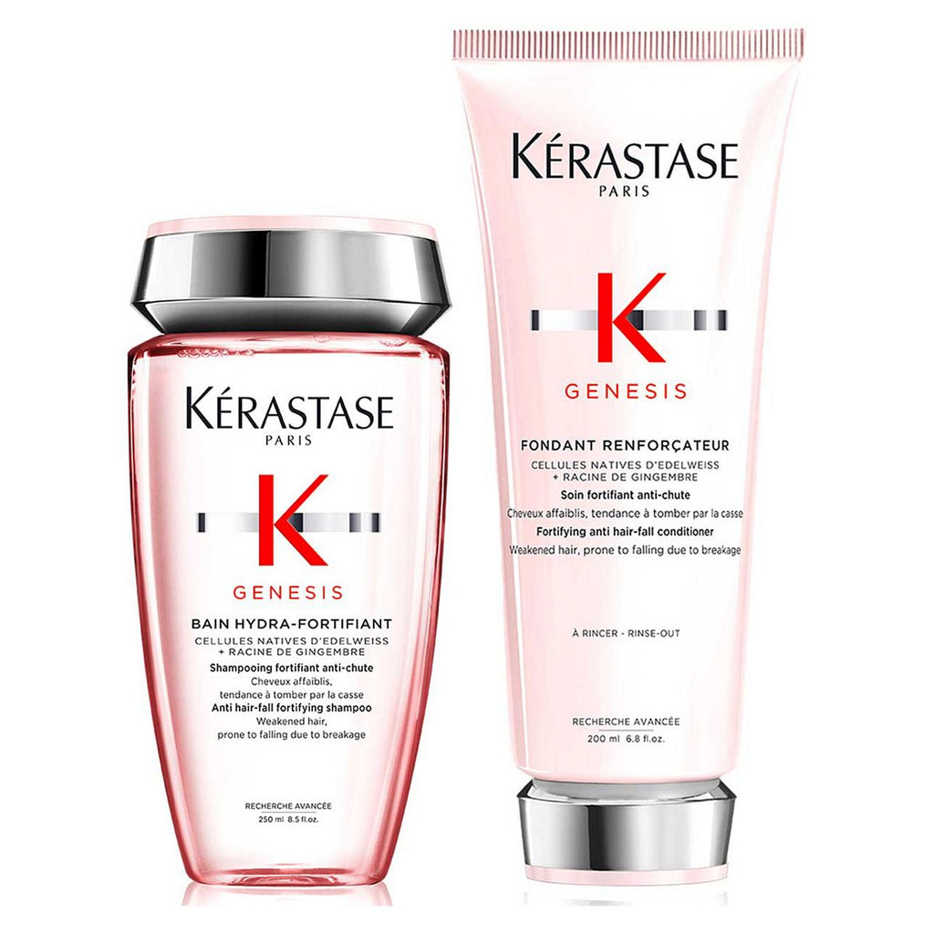 Kérastase Genesis Shampoo and Conditioner Set, Anti-Hair-Fall Routine to Maintain Weakened Hair Prone to Breakage, Duo Set