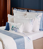 Yves Delorme Abysses flat sheet 300cm x 320cm (British brand)