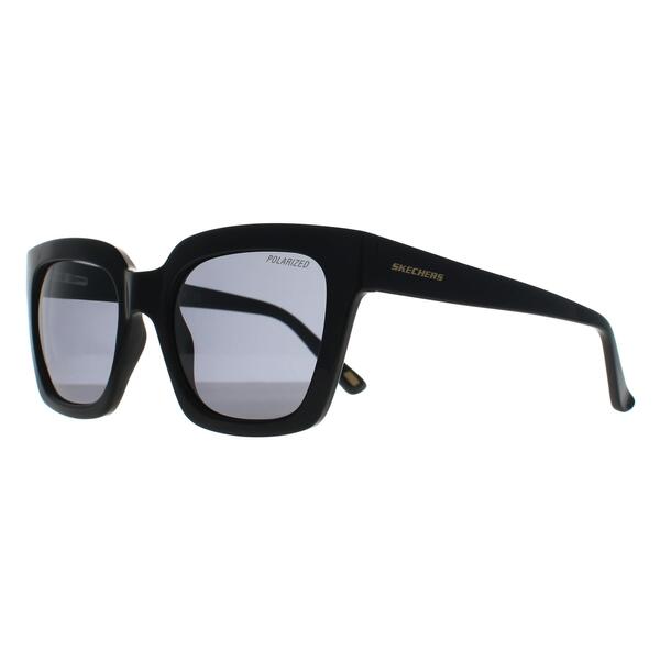 Skechers polarized sunglasses black frame grey lenses, imported from the UK