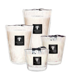 Baobab Collection White Pearls Pillar Candle 24cm - British product
