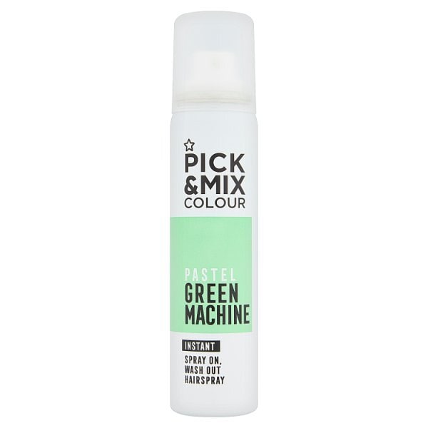 Pick & Mix Temporary Hair Colour Spray Pastel Green 75ml GOODS Superdrug   