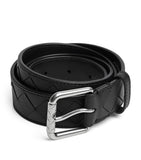 Bottega Veneta Intrecciato Leather Stamp belt, UK version