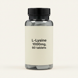 Comprimés de L-lysine 1000 mg de Holland & Barrett, boîte de 60, version britannique