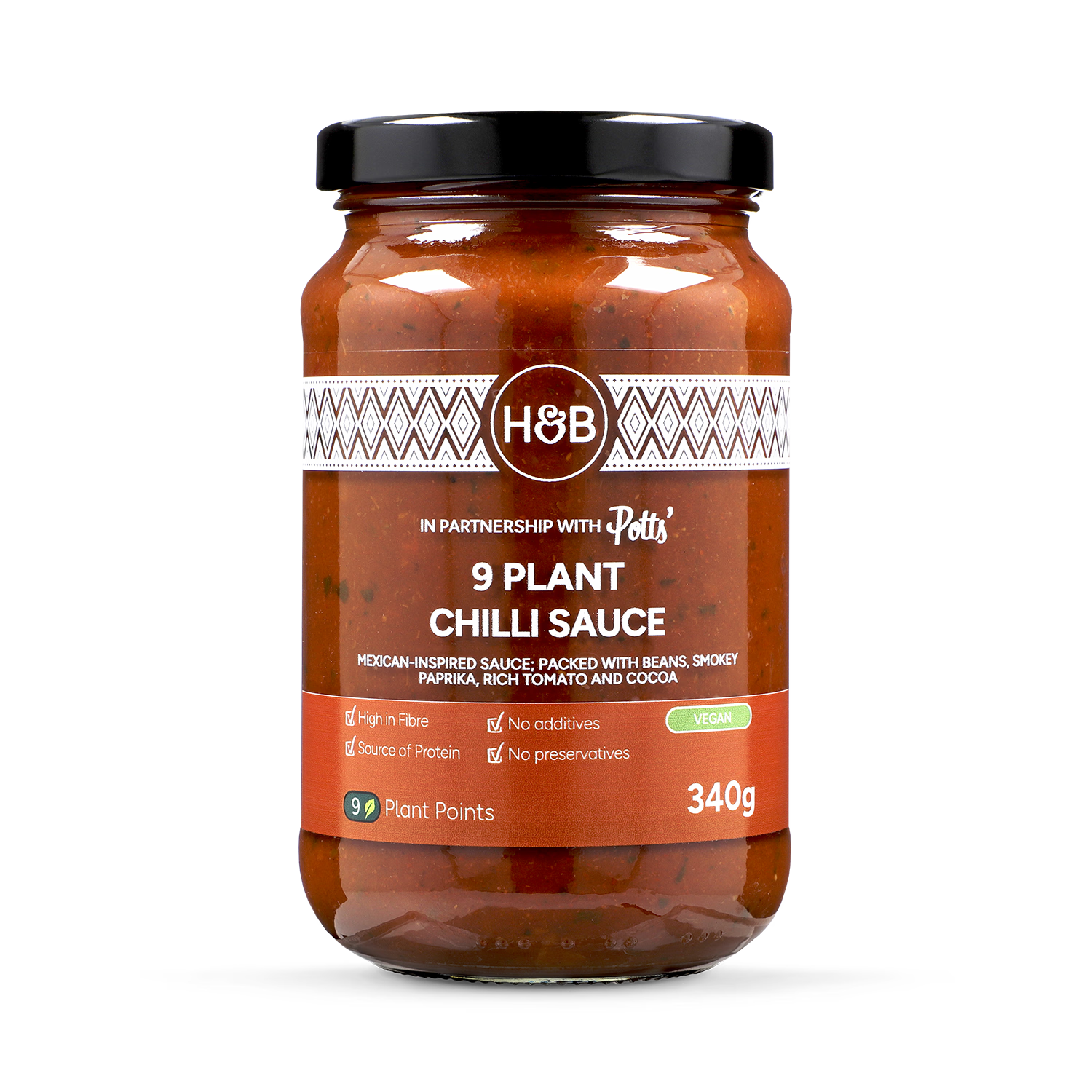 Holland & Barrett 9 Plant Chilli Sauce 340g, UK version