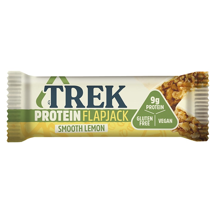 TREK Smooth Lemon Protein Flapjack 50g