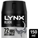 Lynx Antiperspirant Deodorant Aerosol Black 150ml GOODS Superdrug   