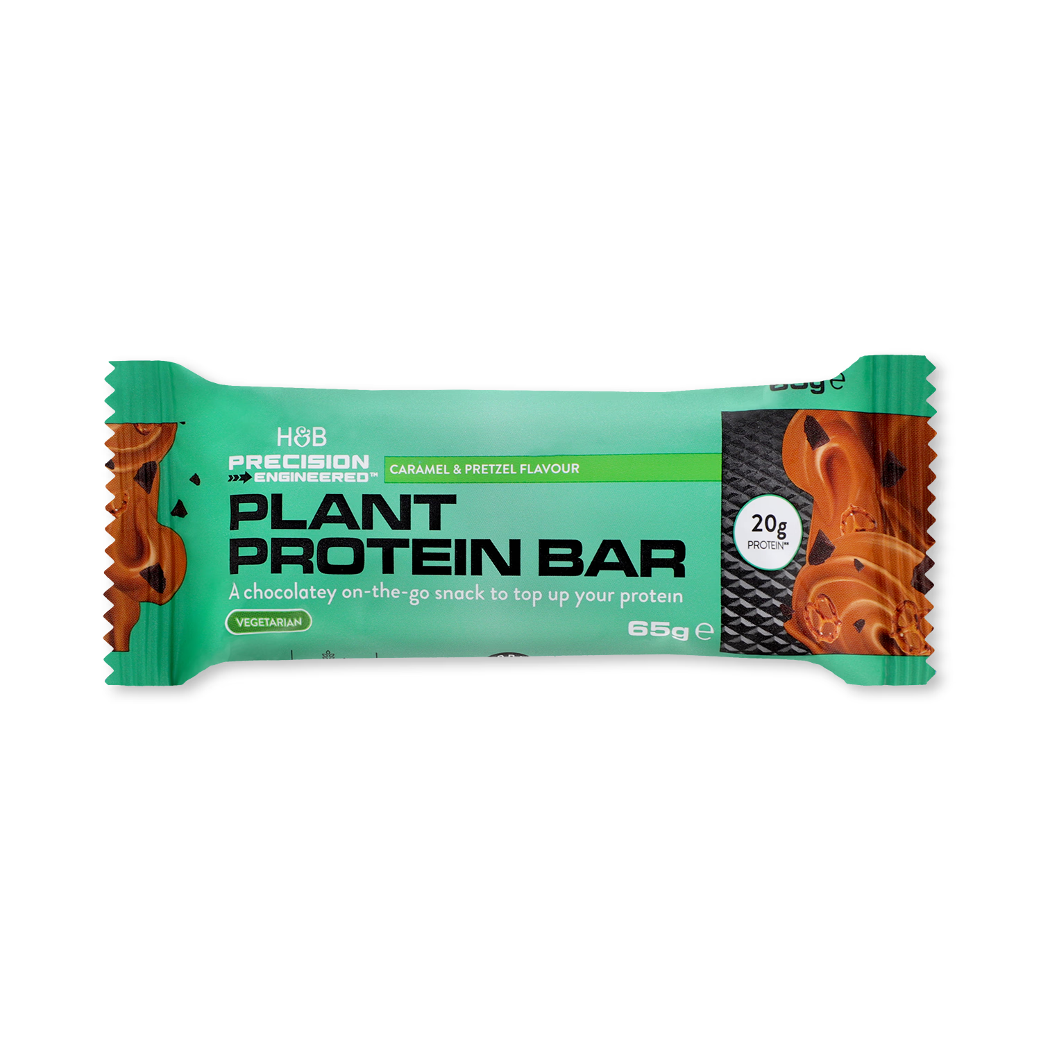 Plant Protein Bar caramel pretzel 12 x 65g (British brand)