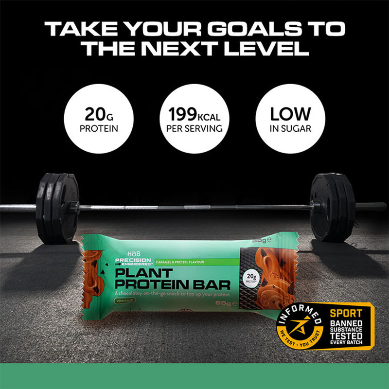 Plant Protein Bar caramel pretzel 12 x 65g (British brand)
