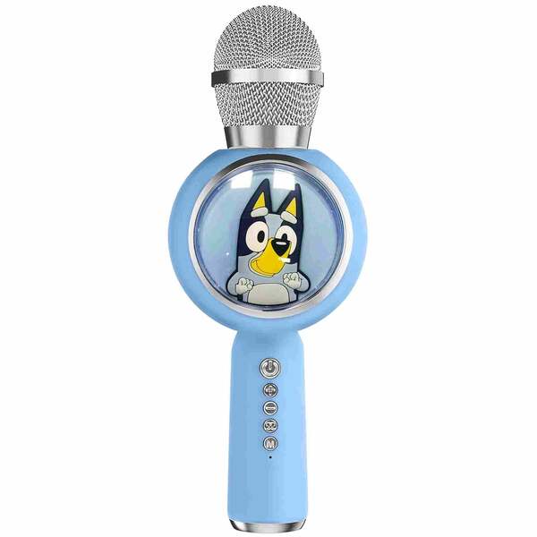 OTL Bluey karaoke microphone and wireless speaker with LED lights - British product