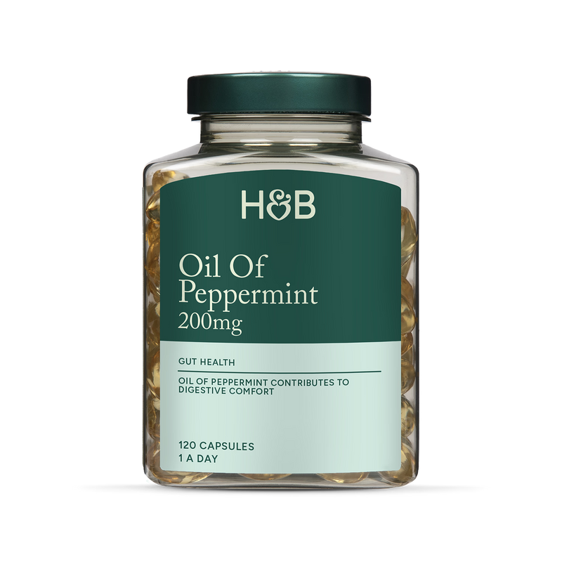 Holland Barrett Oil of Peppermint 120 Capsules, UK version