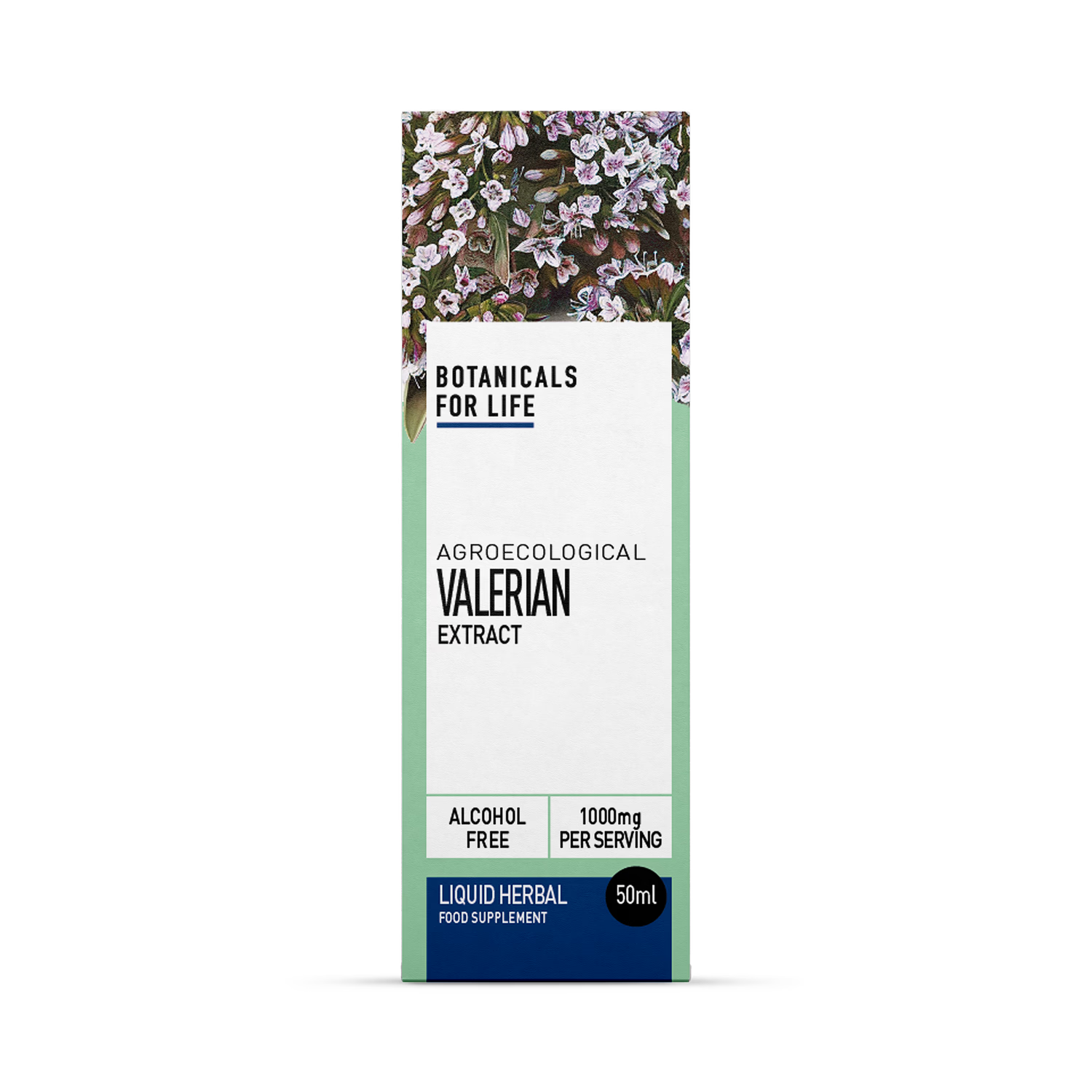 Botanicals For Life Agroecological Valerian Extract 50ml, imported from the UK