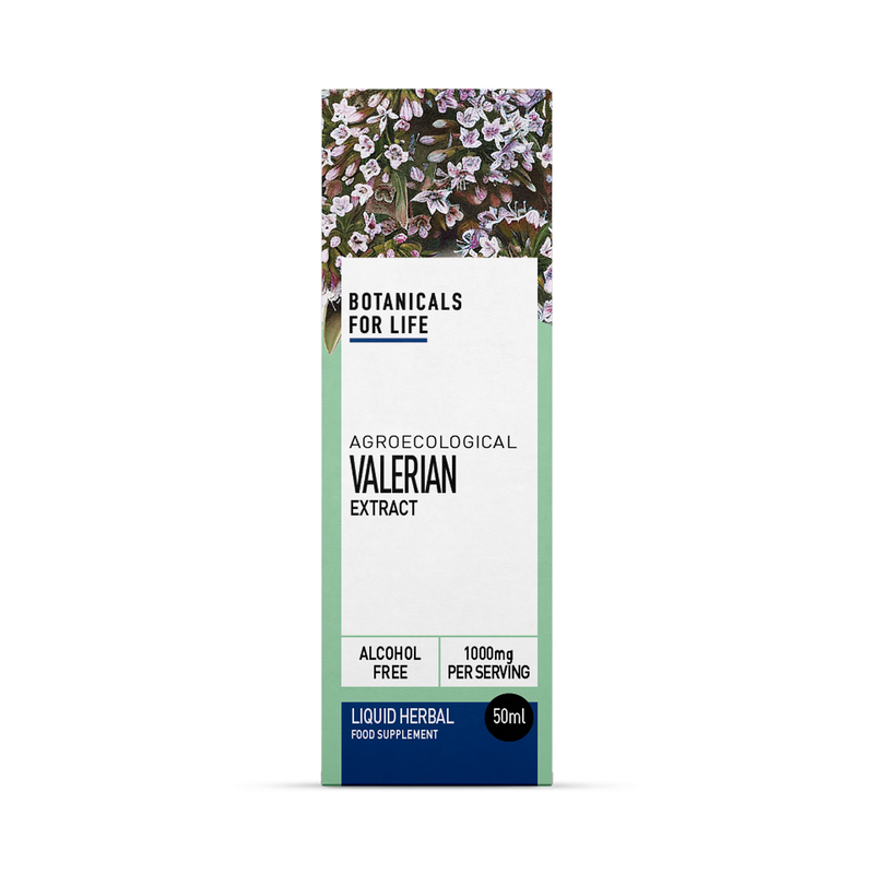 Botanicals For Life Agroecological Valerian Extract 50ml, imported from the UK