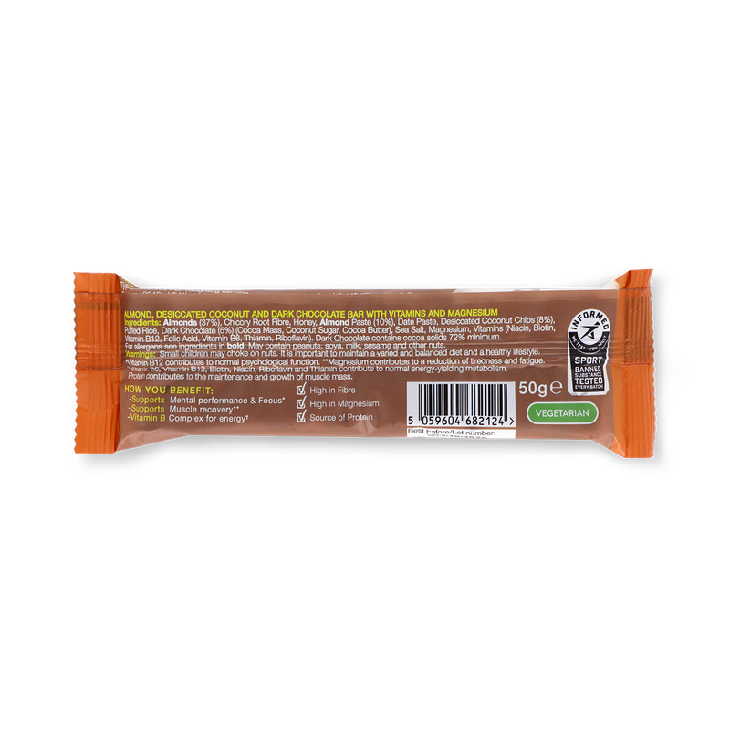 TriActive protein bar Almond & Dark Chocolate 50g, UK version