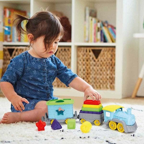 Green Toys Stack & Sort Train GOODS Superdrug   