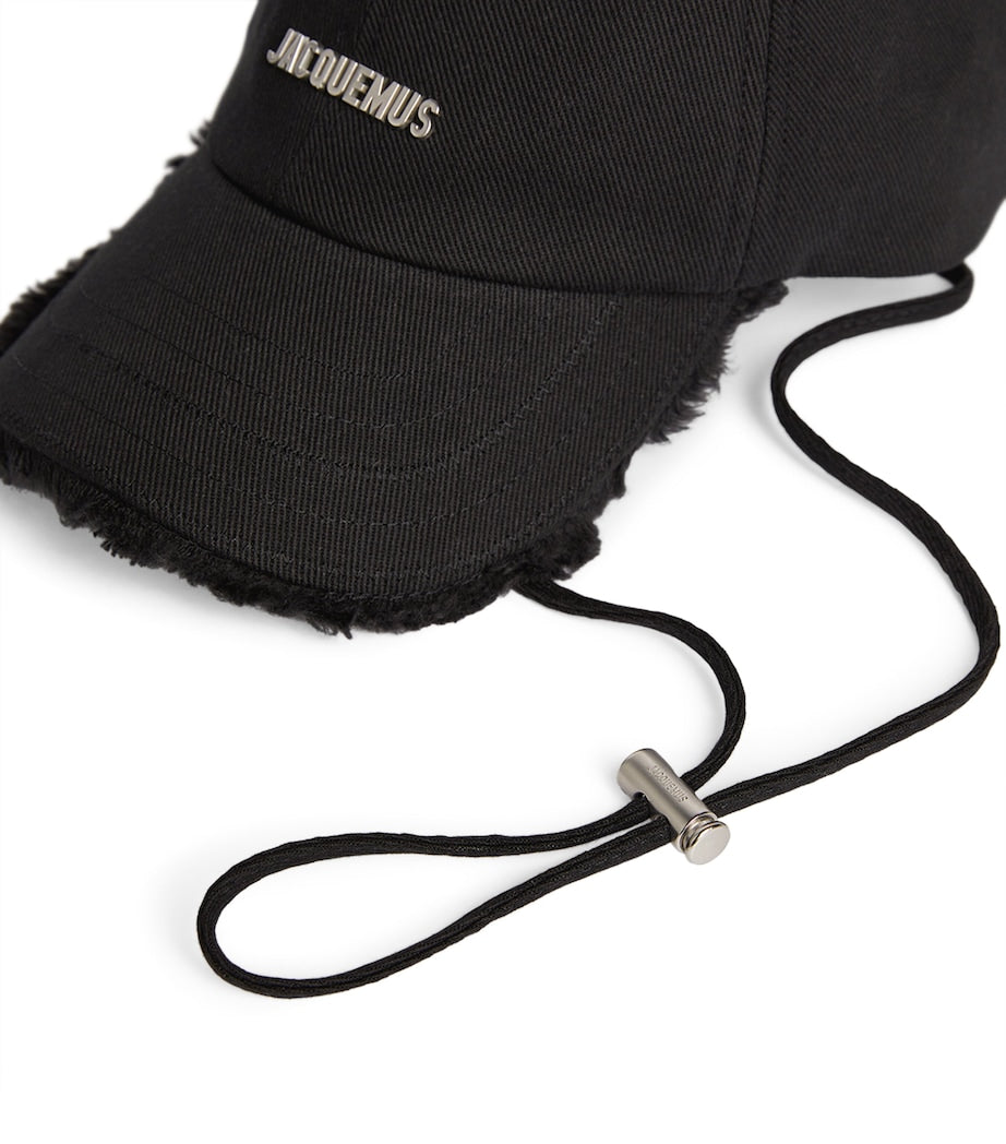 Jacquemus La Casquette cotton cap, imported from the UK