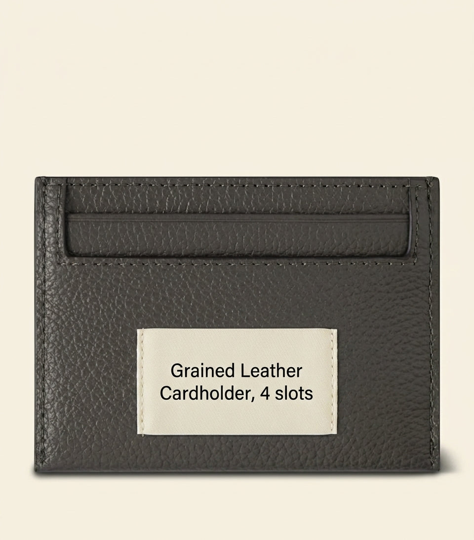 Mulberry grained leather card holder compact (British brand)