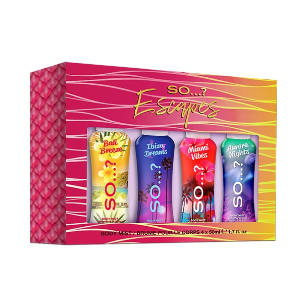 So...?  Escapes Body Mist Gift Set  4 x 50ml