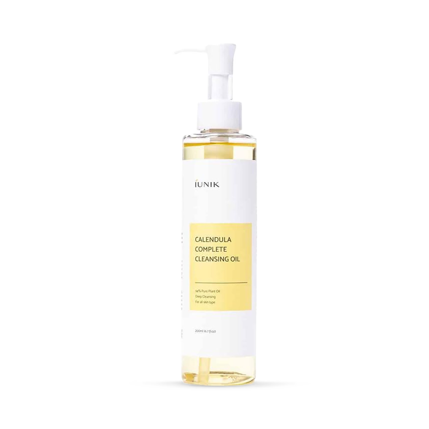 IUNIK Calendula Complete Cleansing Oil 200ml, imported from the UK
