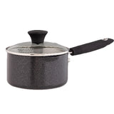 Habitat Auminium Saucepan Black 18cm GOODS Sainsburys   