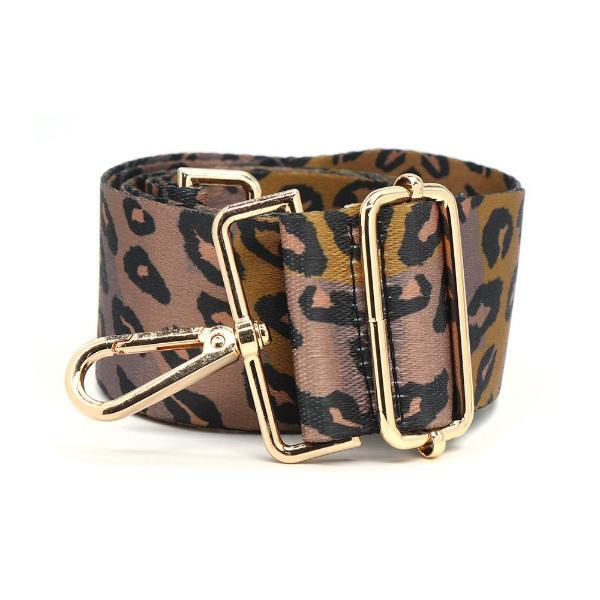 POM adjustable ombre leopard bag strap - British product