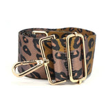 POM adjustable ombre leopard bag strap - British product