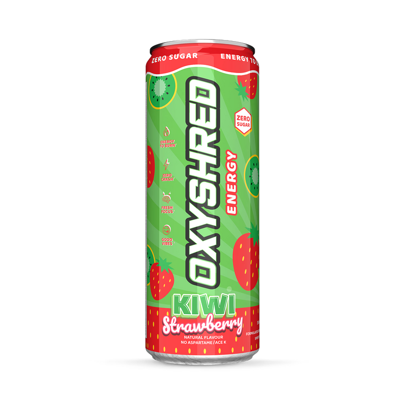 OxyShred energy drink Kiwi Strawberry 355ml - British product