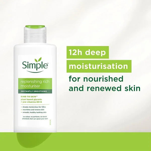 Simple replenishing rich lotion 125 ml (British brand)
