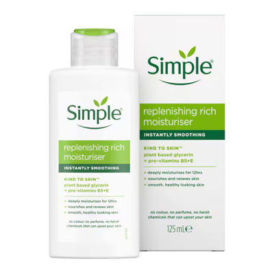 Simple Kind to Skin Replenishing Rich Lotion Gesichtsfeuchtigkeitscreme 125 ml
