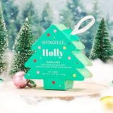 Spongellé tree ornament body wash buffer Holly Garland, UK version