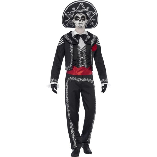 Smiffys Day of Dead Senor Bones costume, UK version