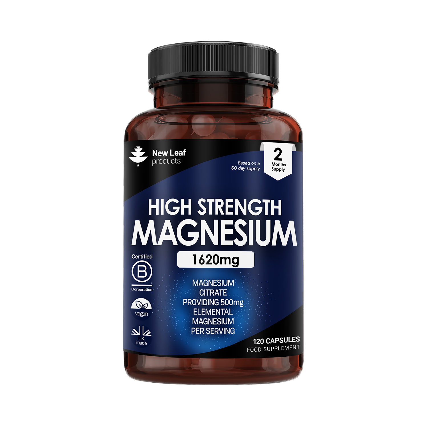 Magnesium Citrate capsules 120 - British product