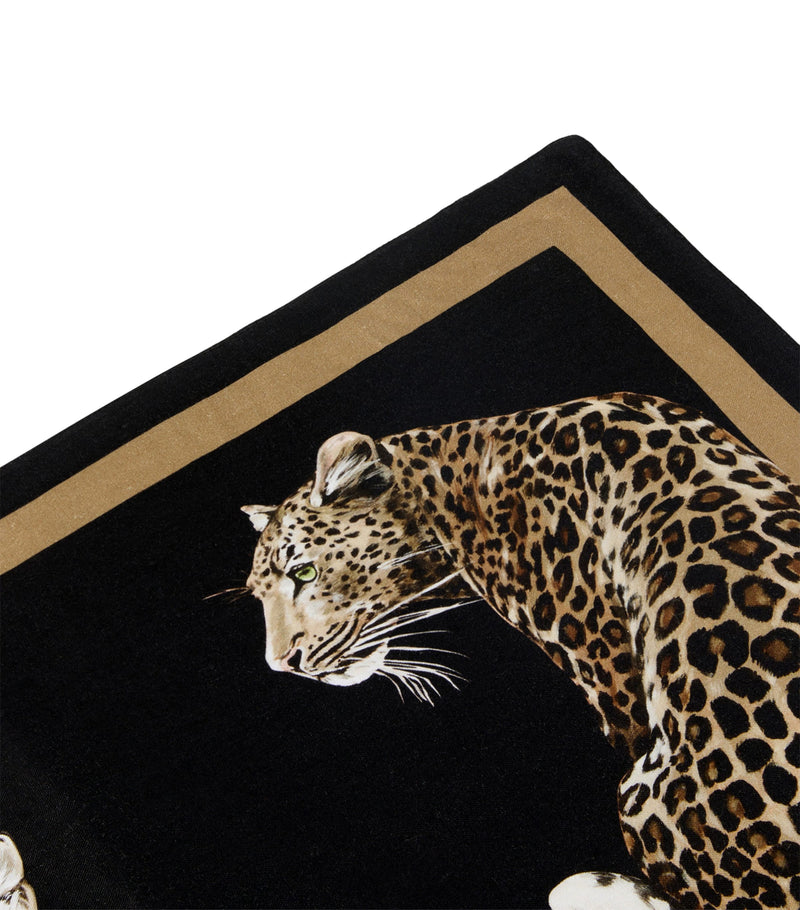 Dolce&Gabbana linen Leopardo print placemat and napkin set - British product