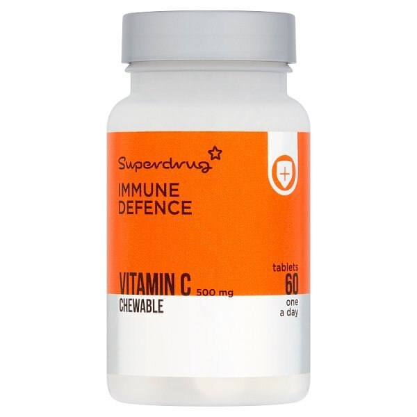 Superdrug Vitamin C 500mg Chewable Tablets X 60 GOODS Superdrug   