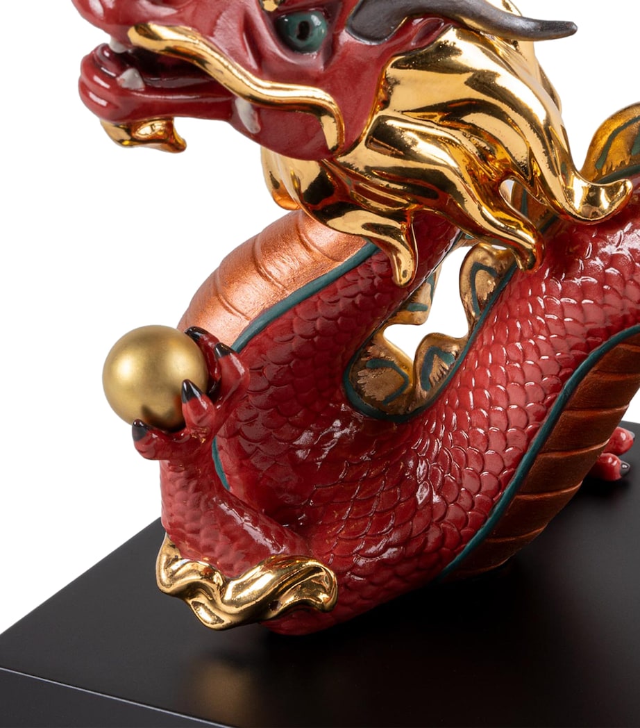 Lladró porcelain dragon sculpture limited edition, UK version