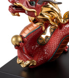 Lladró porcelain dragon sculpture limited edition, UK version