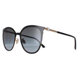 Jimmy Choo ORIA women sunglasses black gold, imported from the UK