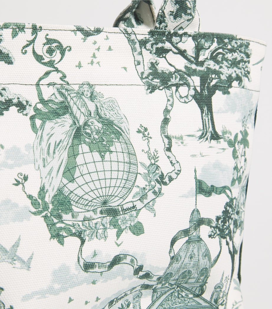 Harrods small toile tote bag (British brand)