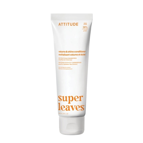 Attitude volume and shine conditioner orange blossom eucalyptus 240ml, imported from the UK